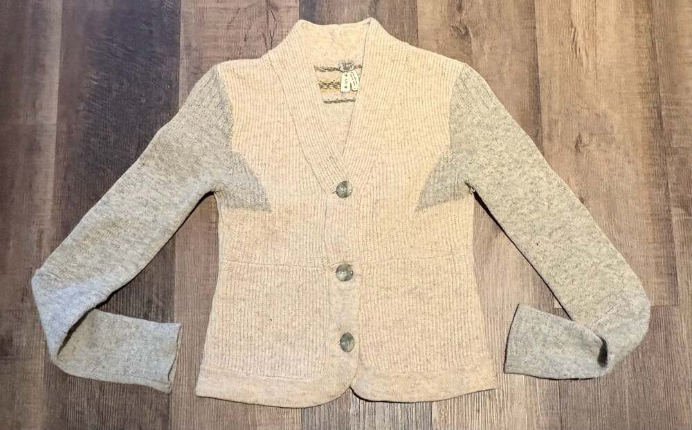 We The Free Colorblock Ribbed Knit Button-Front Cardigan - Picture 2 of 4